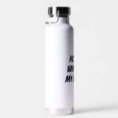 Bouteille D'eau Chez moi, partout où ma mère est (Plage)