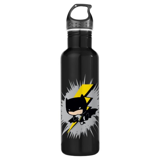 Bouteille D'eau Chibi Batman Lightning Kick (Devant)