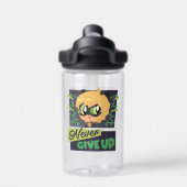 Bouteille D'eau Chibi Cat Noir n'abandonne jamais (Salle de sport)