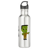 Bouteille D'eau Chibi vampire, monstre et maman (Devant)