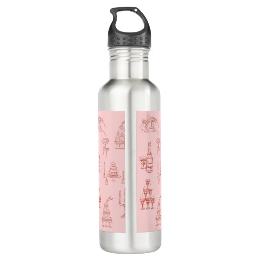 Bouteille D'eau chic (Dos)