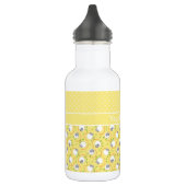 Bouteille d'eau chic : Jaune, Motifs de mouton amu (Gauche)