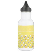 Bouteille d'eau chic : Jaune, Motifs de mouton amu (Droite)