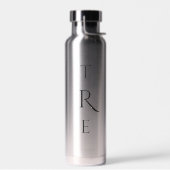 Bouteille D'eau Chic Monogramme sur Argent (Gauche)