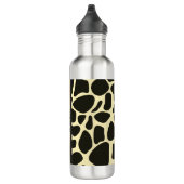 Bouteille D'eau Chic Quatrefoil Giraffe Impression personnalisée (Droite)