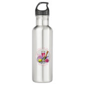 Bouteille D'eau Chic Social Club Tennis Bachelorette Week-end (Devant)