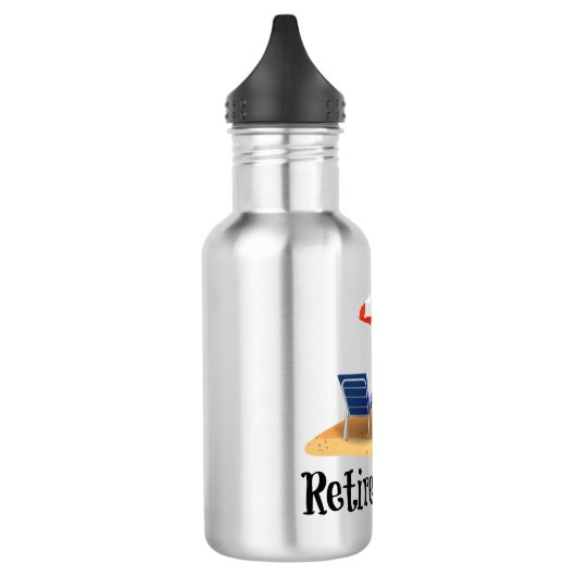 Bouteille D'eau Chick retraité, oh si mignon (Gauche)