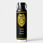 Bouteille D'eau Chief Of Kitchen Police Badge (Avant)