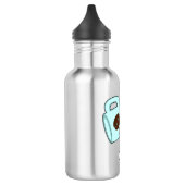 Bouteille D'eau Chien avec la coupe du café (Gauche)