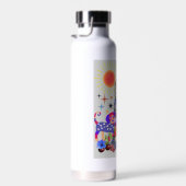 Bouteille D'eau chien, chat, fruits et fleurs (Plage)