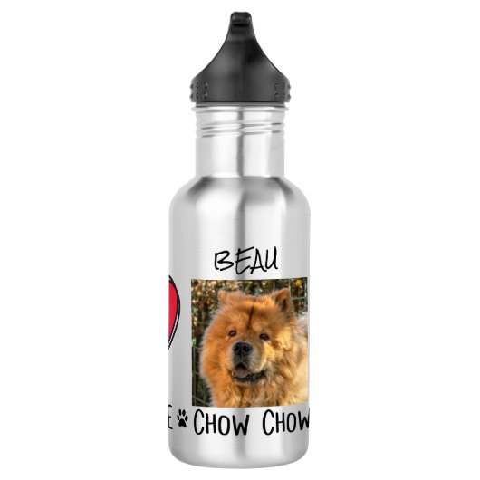 Bouteille D'eau Chien Chow Chow  (Droite)