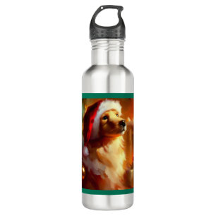 Bouteille D'eau Chien de Noël 1