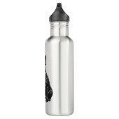 Bouteille D'eau Chien de taureaux français à Tuxedo (Droite)