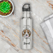 Bouteille D'eau Chien frigorifique avec Bubblegum Funny Beagle