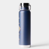 Bouteille D'eau Chien HeartBeat Marine Bleu (Arrière)