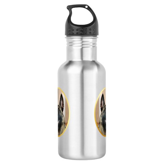 Bouteille D'eau Chien malinois (Dos)