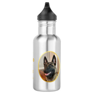 Bouteille D'eau Chien Malinois belge