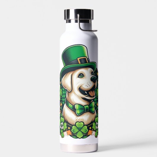 Bouteille D'eau Chien mignon de la Saint Patrick (Gauche)