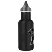 Bouteille d'eau Chien Mignon Noir & Blanc – Cadeau (Gauche)