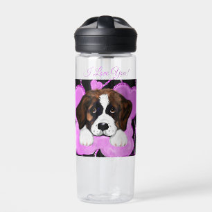 BOUTEILLE D'EAU CHIEN SAINT BERNARD
