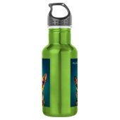 Bouteille D'eau Chiens Cool de nom personnalisé (Dos)