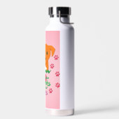 Bouteille D'eau Chiens laissant des empreintes digitales (Gauche)
