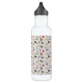 Bouteille D'eau Chiens mignons Design Motif Blanc (Droite)