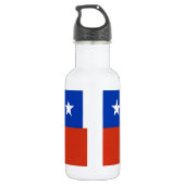 Bouteille D'eau Chili Drapeau Liberty Bottle (Dos)