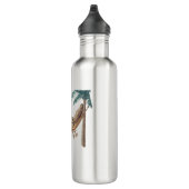 Bouteille D'eau Chillin' Sloth dans un hamac T-shirt surdimensionn (Droite)