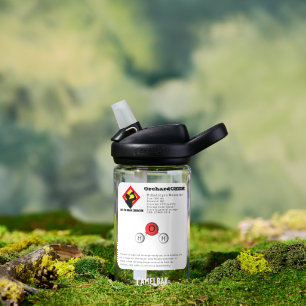 Bouteille D'eau Chimie amusante Dihydrogène Monoxyde (H2O)