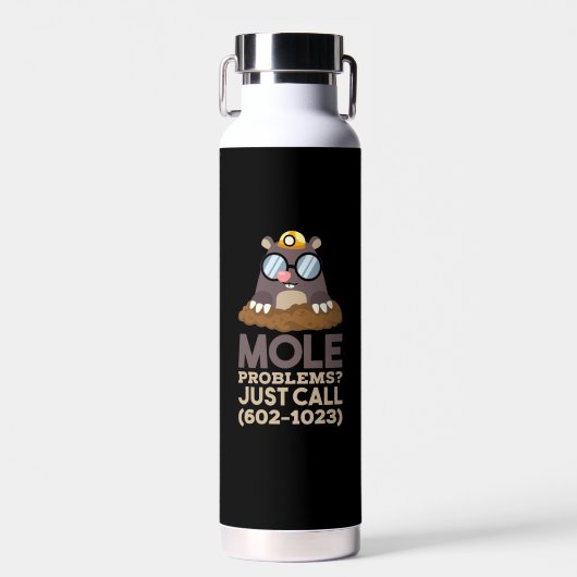Bouteille D'eau Chimie - Problèmes de mole (Avant)