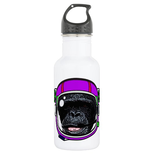 Bouteille D'eau Chimp. spatial (Devant)