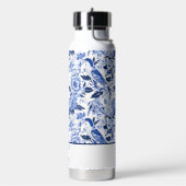 Bouteille D'eau Chinoiserie Oiseau Bleu Monogramme (Gym)
