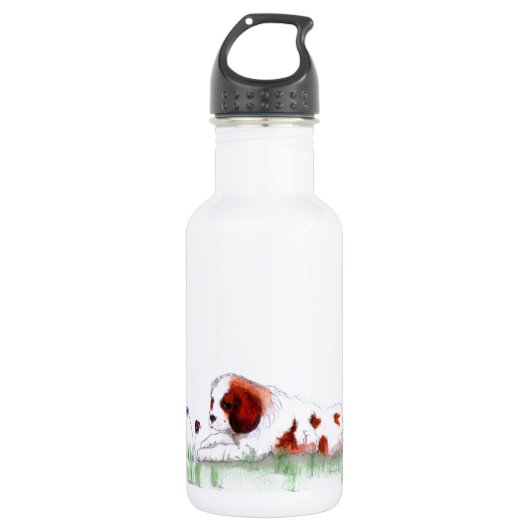 Bouteille D'eau Chiot Cavalier King Charles Spaniel CKC 532 Ml Wa (Devant)