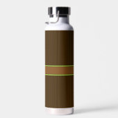 Bouteille D'eau Chocolat avec des rayures de citron vert (Plage)