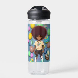 Bouteille D'eau Chocolat Pâques Melanin Bunny Baby Rabbit Melanin