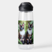 Bouteille D'eau Chocolat Siamese jumeaux, (Arrière)