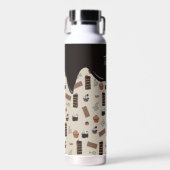 Bouteille D'eau Chocolat Thème Motif Recette Livre de recettes (Avant)