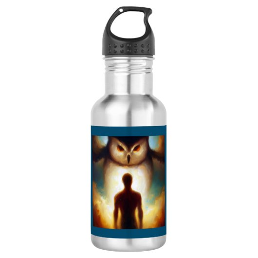 Bouteille D'eau Chouette animale 1 (Devant)