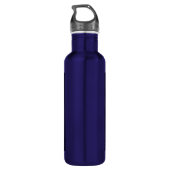 Bouteille D'eau Chouette colorée générée par Ai (Dos)