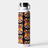 Bouteille D'eau Chouette d'art populaire (Arrière)