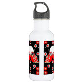 Bouteille D'eau Chouette d'art populaire (Dos)