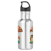 Bouteille D'eau Chouette de douche de printemps (Dos)