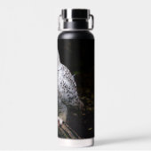 Bouteille D'eau Chouette hivernale majestueuse (Arrière)