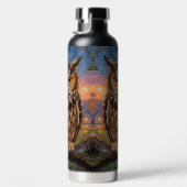 Bouteille D'eau Chouette hulotte Rustique Impasto (Droite)