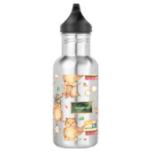 Bouteille D'eau Chouette intelligente mignonne avec Chalkboard Nom (Droite)