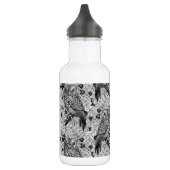 Bouteille D'eau Chouettes dans le chêne, noir et blanc (Gauche)