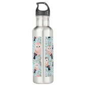 Bouteille D'eau Chouettes douces colorées (Dos)