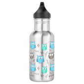 Bouteille D'eau Chouettes et branches Motif (Droite)