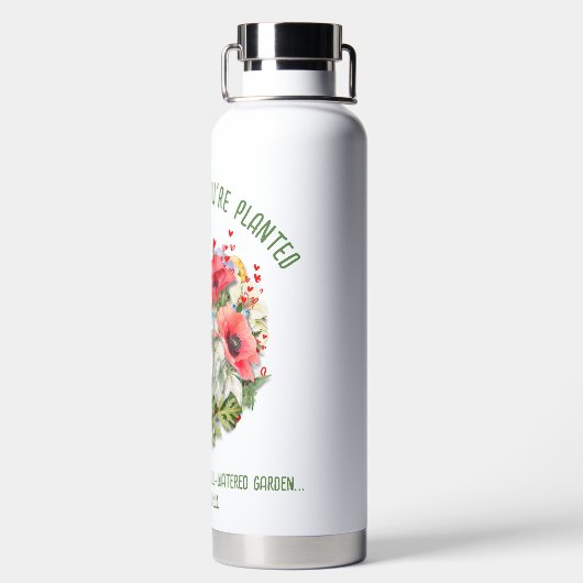 Bouteille D'eau Christian BLOOM OÙ VOUS ÊTES PLANTÉ Floral (Plage)